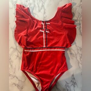 Girls one piece swimsuit